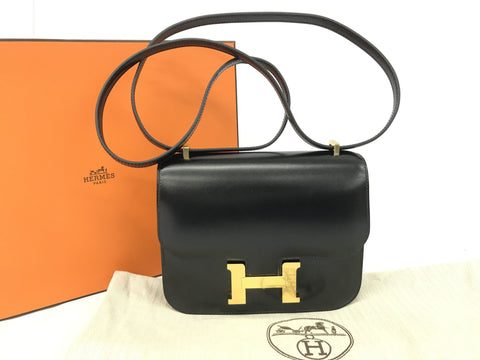 HERMES Constance MINI box calf GP U shoulder bag