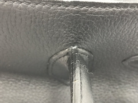 HERMES Birkin Birkin 30 Togo black SV metal fittings □K handbag