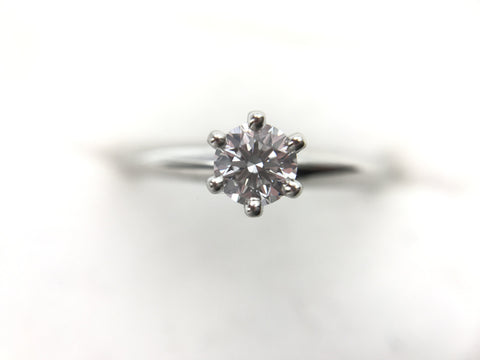 Tiffany&Co. Solitaire D0.23ct PT950 3.9g Ring (precious metal)