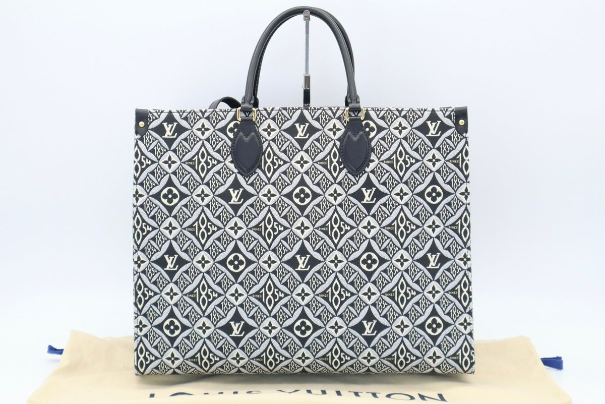 LOUIS VUITTON M57207 Jacquard On The Go GM Since1854 Storage Bag Tote Bag