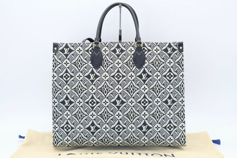 LOUIS VUITTON M57207 Jacquard On The Go GM Since1854 Storage Bag Tote Bag