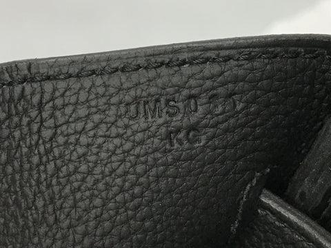 HERMES Birkin Ota Croix 40 Togo Black SS U Handbag