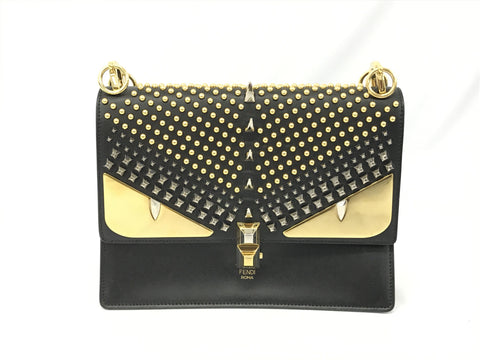 FENDI Kanai Studs Handbag 8BT283 A656 198-P-8241 Handbag