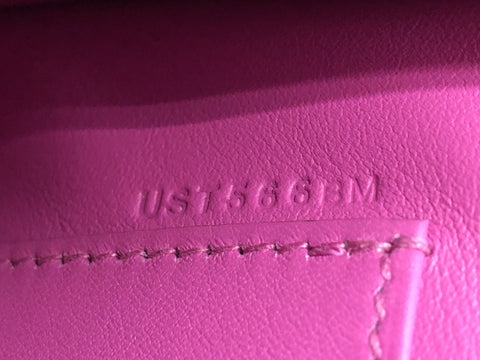 HERMES Unused Pochette Kelly Swift Magnolia SV Metal Fittings U Engraved Handbag