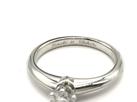 Tiffany&Co. Solitaire D0.23ct PT950 3.9g Ring (precious metal)