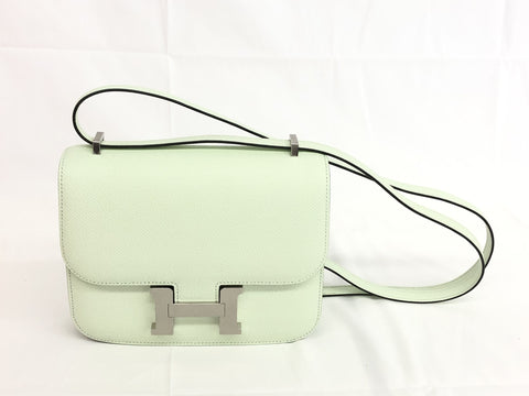 HERMES Mini Constance 3 18 Miroir Vert Fizz/Silver Metal Fittings Epson U Engraved New with Mirror Complete Item Shoulder Bag