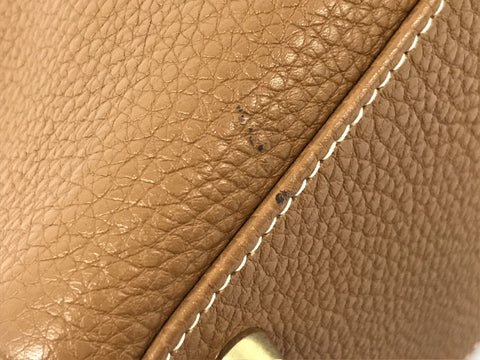 HERMES Kelly Kelly 28 Inner Stitch Gold Togo G Metal Fittings □E Engraved Handbag