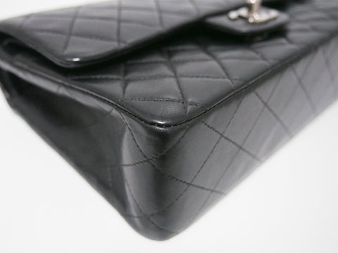 CHANEL lambskin W flap [with seal card] No. 6 shoulder bag