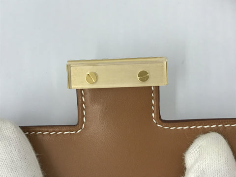 HERMES Constance Epson Gold GP U handbag