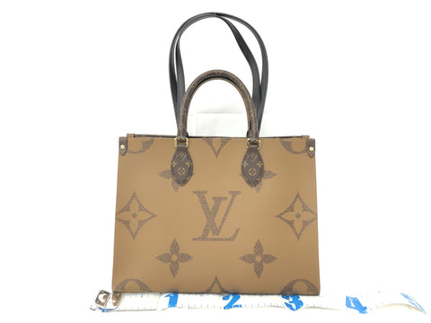 LOUIS VUITTON monogram on-the-go handbag handbag