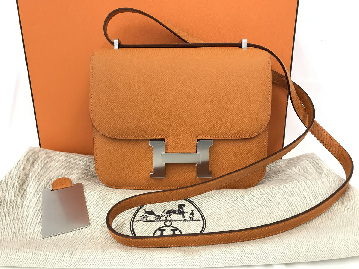 HERMES Constance Mini New Mirror Attached Epson U Engraved Shoulder Bag