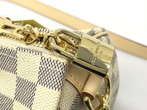 LOUIS VUITTON Damier Azur Damier Azur N40473 Speedy Bandouliere 25 Boston Bag