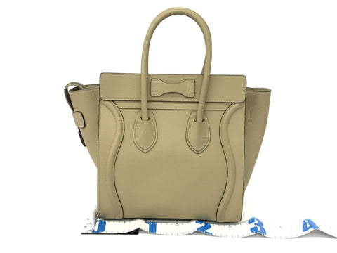 CELINE Luggage Micro Shopper Handbag