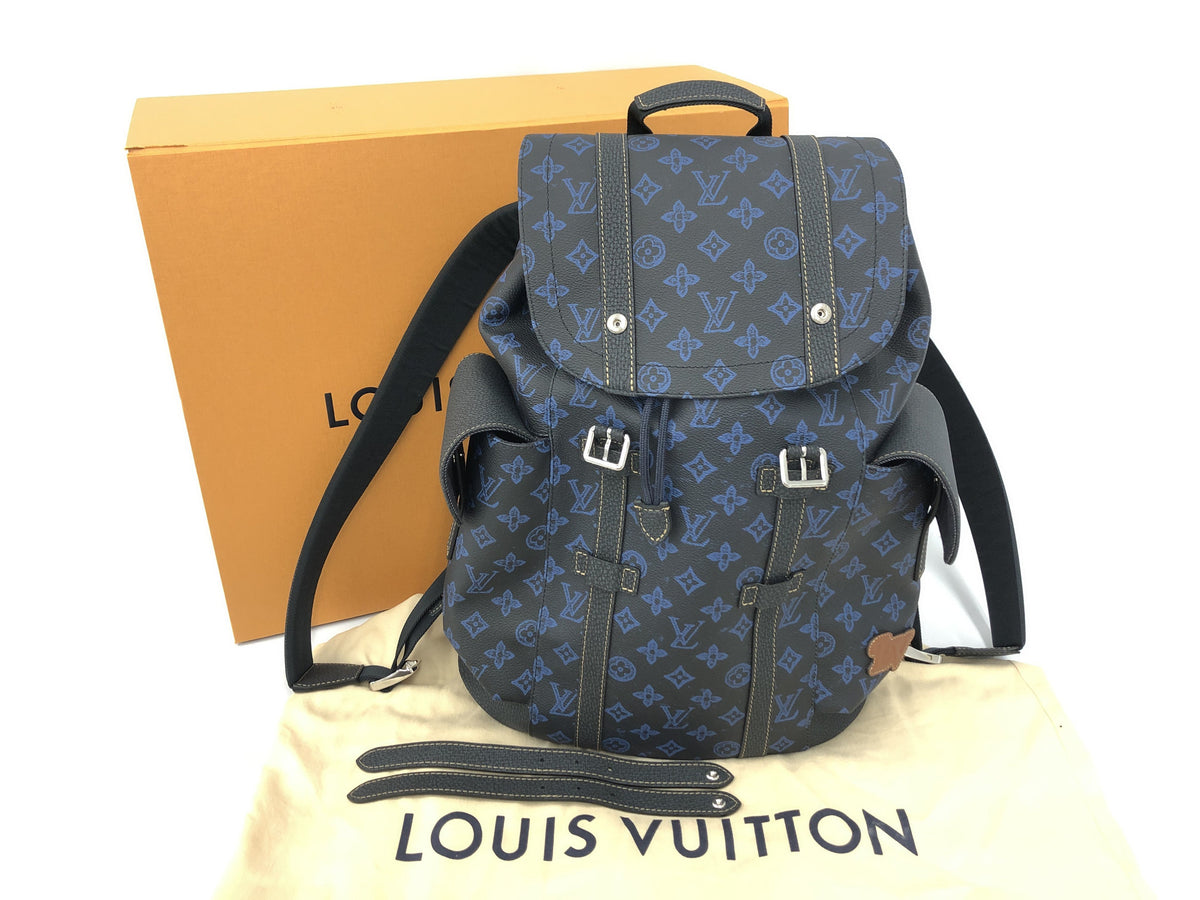 LOUIS VUITTON Monogram LV Christopher MM rucksack