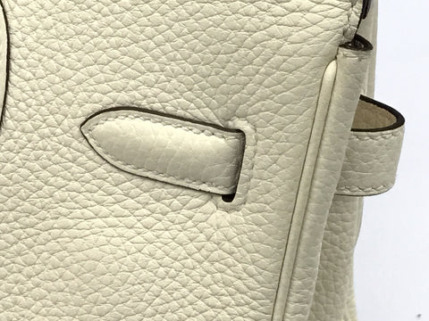 HERMES Birkin Birkin 30 Nata silver metal fittings U engraving handbag