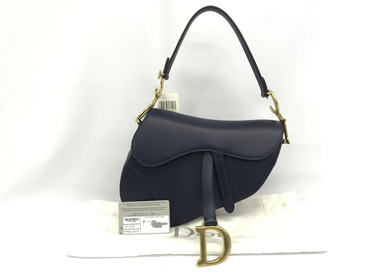 Dior saddle bag leather shoulder bag