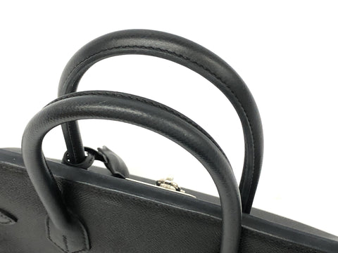 HERMES Birkin Birkin 30 Epson black SV metal fittings □P handbag