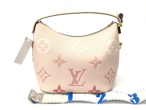 LOUIS VUITTON Monogram Implant Marshmallow PM M45697 Monogram Implant IC Chip Gradation Top Handle Shoulder Bag Handbag