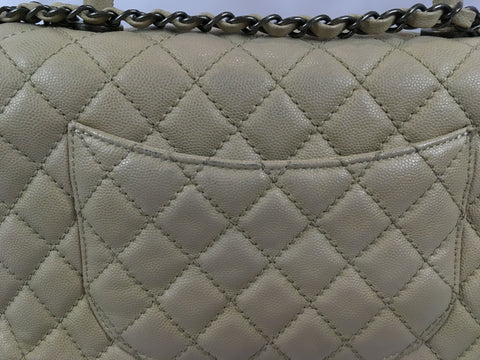 CHANEL Caviar Skin Coco Handle Caviar Skin Handbag