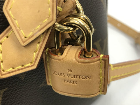 LOUIS VUITTON Monogram Speedy 20 Chain Collection Series Handbag