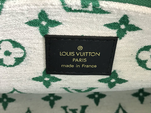 LOUIS VUITTON Monogram On The Go PM Green Handbag