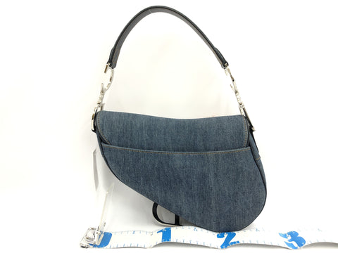 Dior saddle bag denim bag