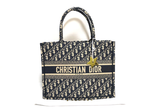 Dior Trotter Christian Book Tote Star Charm Tote Bag