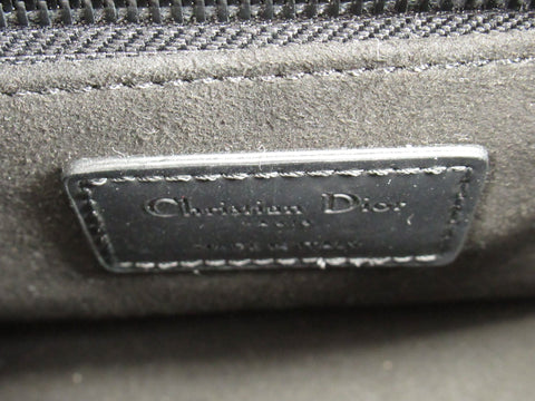 Dior Lady Dior Christian Dior My Lady Dior Cannage Calf 2WAY Handbag Black Handbag