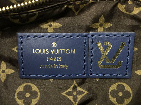 LOUIS VUITTON Speedy Bandouliere 25 Down Navy Handbag