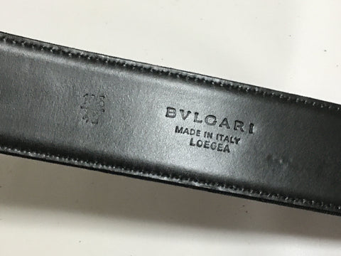 BVLGARI Bulgari Bulgari belt silver hardware 105/42 belt