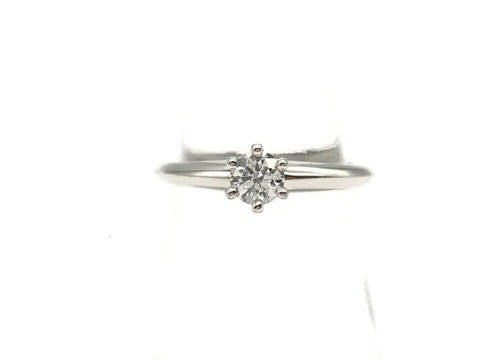 Tiffany&Co. Solitaire D0.23ct PT950 3.9g Ring (precious metal)