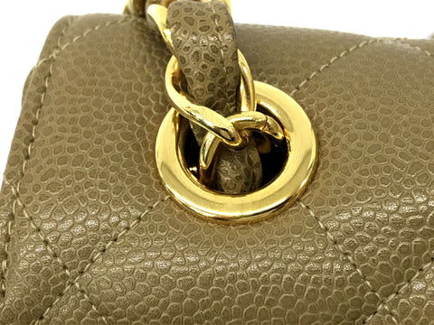 CHANEL matelasse matelasse chain shoulder caviar shoulder bag