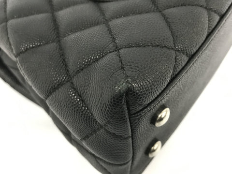 CHANEL Caviar Skin Top Handle Coco Handle XS Caviar Skin Black Handbag