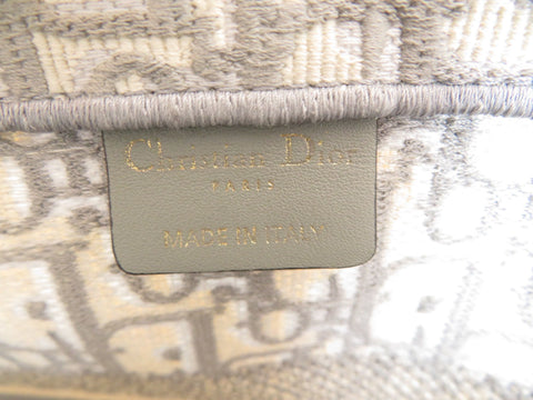 Dior Book Tote Medium Oblique Embroidered Tote Bag