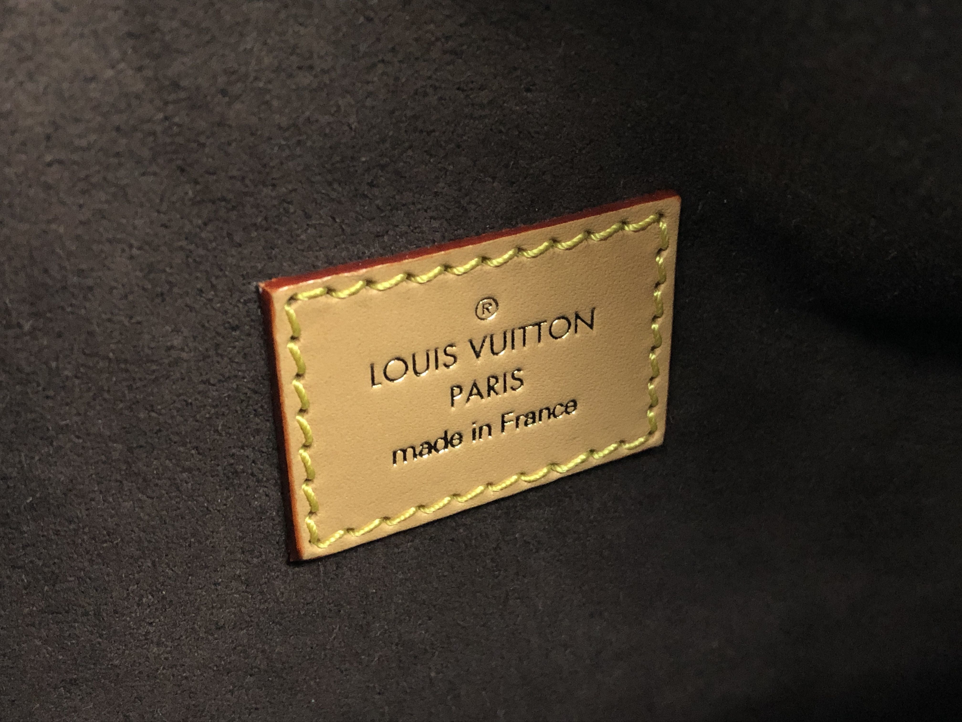 Authentic LOUIS VUITTON Monogram Side trunk M46358 Bag #M46-358