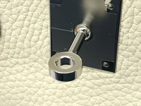 HERMES Birkin Birkin 30 Nata silver metal fittings U engraving handbag