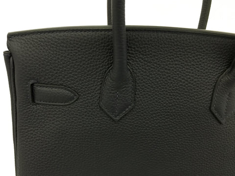 HERMES Birkin Birkin 30 Taurillon Bleu Nui GP metal fittings Z engraving handbag