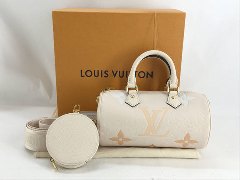 LOUIS VUITTON Monogram Emplant Papillon BB Handbag