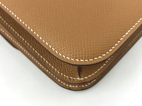 HERMES Constance Epson Gold GP U handbag