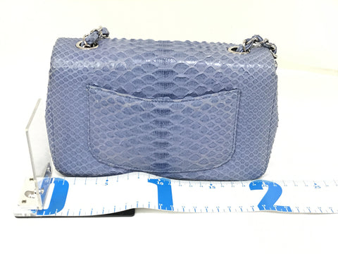 CHANEL matelasse python shoulder shoulder bag