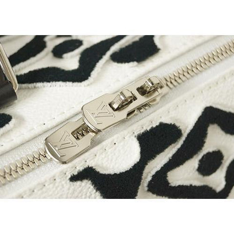 LOUIS VUITTON M45563 Monogram Tufted Speedy Bandouliere 25 Boston Bag