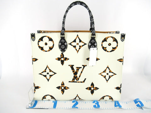 LOUIS VUITTON Monogram Monogram Jungle On The Go GM M44675 RFID Confirmed Tote Bag