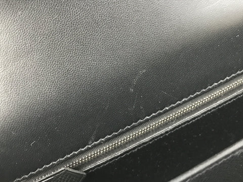 HERMES Constance III24 Voe Epsom Black SS Z Shoulder Bag