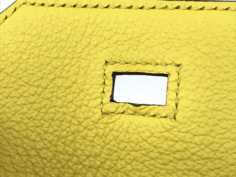 HERMES Birkin 30 Taurillon Novillo Jaune naple handbag