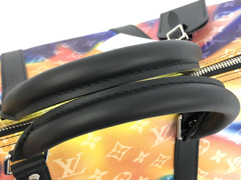 LOUIS VUITTON Keepall Bandouliere 50 Monogram Sunset M45942 RFID New Unused Boston Bag【N】