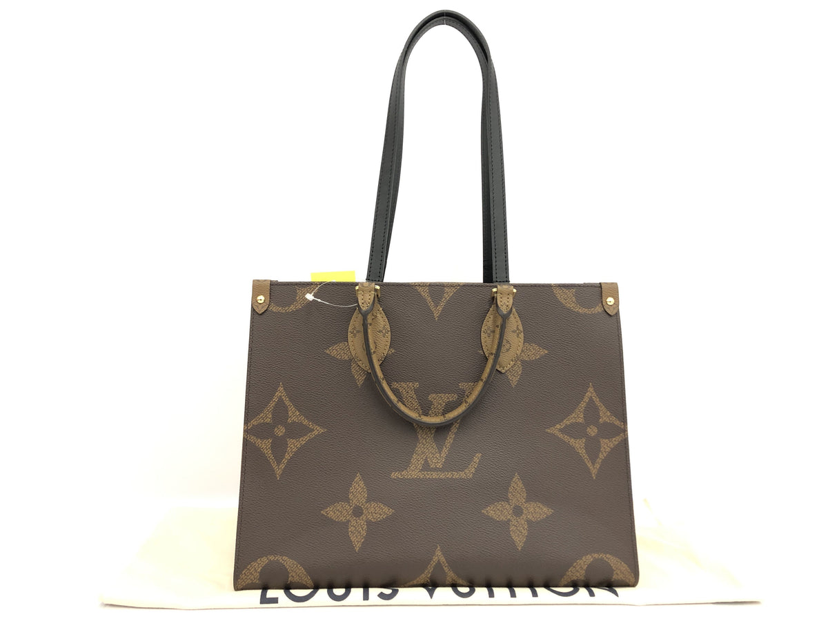 LOUIS VUITTON Monogram Monogram Reverse On The Go MM IC Tag Shoulder Bag