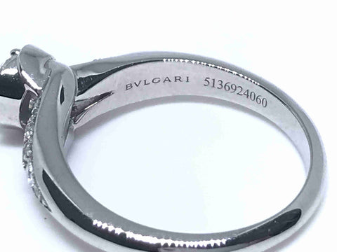 BVLGARI Incontro d'Amore D0.22ct melee diamond PT950 4.7g ring (precious metal)