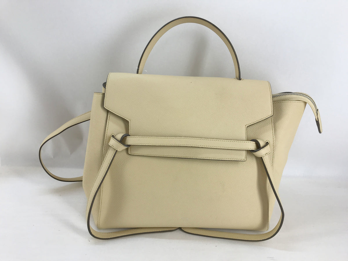 CELINE Celine 2WAY handbag leather beige handbag