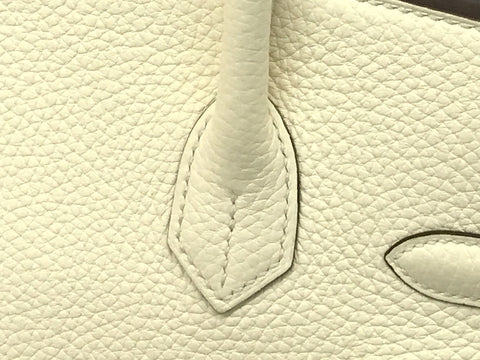 HERMES Birkin Birkin 30 Nata silver metal fittings U engraving handbag