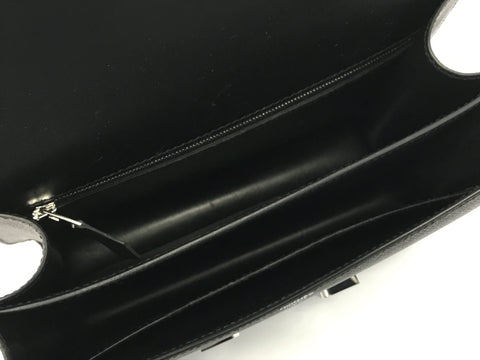 HERMES Constance III24 Voe Epsom Black SS Z Shoulder Bag
